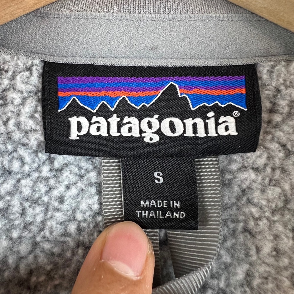 Patagonia Better Sweater Full Zip Jacket Womens Small Grey Heather Fleece - Picture 10 of 12